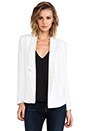 view 1 of 4 Durham Linen Blazer in White