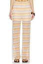 view 1 of 6 Celine Rainbow Crochet Mid Rise Pants in Rainbow