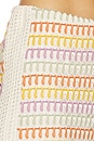 view 6 of 6 Celine Rainbow Crochet Mid Rise Pants in Rainbow