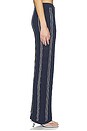view 3 of 6 Amber Novelty Stitch Sweater Pant in Navy