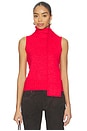 view 1 of 4 Wyatt Robbie Scarf Tank in Red