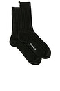 view 1 of 2 the Cashmere Sock in Black