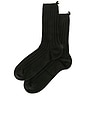 view 2 of 2 the Cashmere Sock in Black