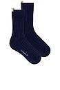 view 1 of 2 The Cashmere Sock in Navy