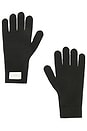 view 1 of 2 Cashmere Short Gloves in Black