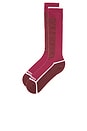 view 2 of 2 The Ski Sock in Maroon