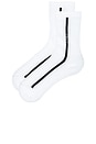 view 2 of 2 The Running Sock in White