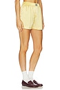 view 2 of 6 La Boxer Silk Classica Short in Butter