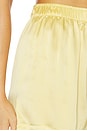 view 6 of 6 La Boxer Silk Classica Short in Butter