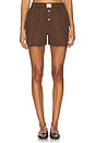 view 1 of 6 La Boxer Classica Short in Brown