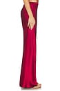 view 3 of 6 The Silk Bias Pant in Deep Red
