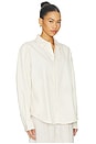 view 2 of 4 CAMISA LA SHIRT FLANNEL CLASSICA in Cream Twill