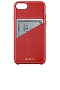 view 1 of 3 Leather Card iPhone 6/7/8 Case in Cherry