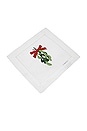 view 2 of 2 SERVILLETAS CHEFANIE MISTLETOE COCKTAIL NAPKINS SET OF 4 in 