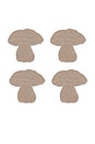 view 1 of 2 Mushroom Cocktail Napkins in 
