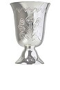 view 1 of 1 Silver Pleated Wine Goblet in Silver