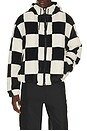 view 1 of 6 SWEAT À CAPUCHE HARRIER  in Bone & Black Check