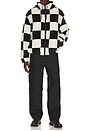 view 5 of 6 SWEAT À CAPUCHE HARRIER  in Bone & Black Check