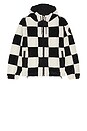 view 6 of 6 SWEAT À CAPUCHE HARRIER  in Bone & Black Check