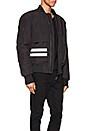 view 3 of 6 Black Label Kirkfield Bomber in Black