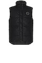 view 1 of 4 Black Disc Garson Vest in Atlantic Navy Melange