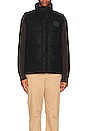 view 4 of 4 Black Disc Garson Vest in Atlantic Navy Melange