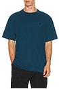 view 4 of 5 Gladstone Embroidered T-Shirt in Guard Blue