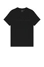 view 1 of 5 Emersen Embroidered T-Shirt in Black