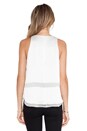 view 3 of 3 BOUNDARY タンクトップ in White