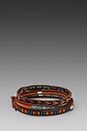 view 1 of 4 Wrap Bracelet in Multi Mix/Natural Brown in Multi Mix & Natural Brown
