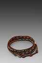 view 3 of 4 Wrap Bracelet in Multi Mix/Natural Brown in Multi Mix & Natural Brown