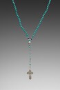 view 1 of 5 Rosary Necklace in Turquoise