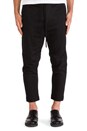 view 1 of 3 Baron Elastic Slouch Pant in Black