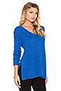 view 2 of 3 Calais Cashmere Sweater in Electric Blue