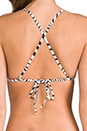 view 3 of 4 Adriana Triangle Top in Zebra