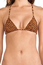 view 4 of 4 Adrianna Triangle Top in Cheetah & Tiger