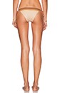 view 3 of 4 Charlie String Bikini Bottom in Oak Scarf