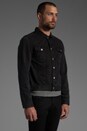 view 3 of 7 Tobias Jean Jacket in Washed Black