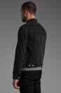view 4 of 7 Tobias Jean Jacket in Washed Black