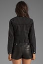 view 3 of 5 Tess Jeans Jacket in Washed Black