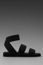 view 2 of 4 Saviour Traction Elastic Sandal in Black