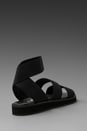 view 4 of 4 Saviour Traction Elastic Sandal in Black