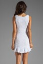 view 4 of 6 Flutter Hem Dress in White