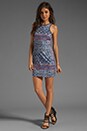 view 2 of 6 Fitted Tank Dress in Batik Print