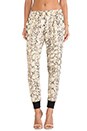 view 1 of 3 Track Pant in Yellow Python