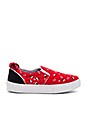 view 1 of 6 Bandana Slip-On Sneaker in Red