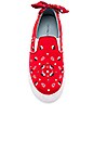 view 4 of 6 Bandana Slip-On Sneaker in Red