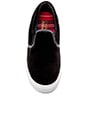 view 3 of 5 Velvet Slip-On Sneaker in Black