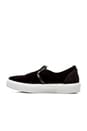 view 5 of 5 Velvet Slip-On Sneaker in Black