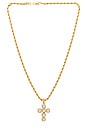 view 1 of 2 Nelli Cross Necklace in Gold